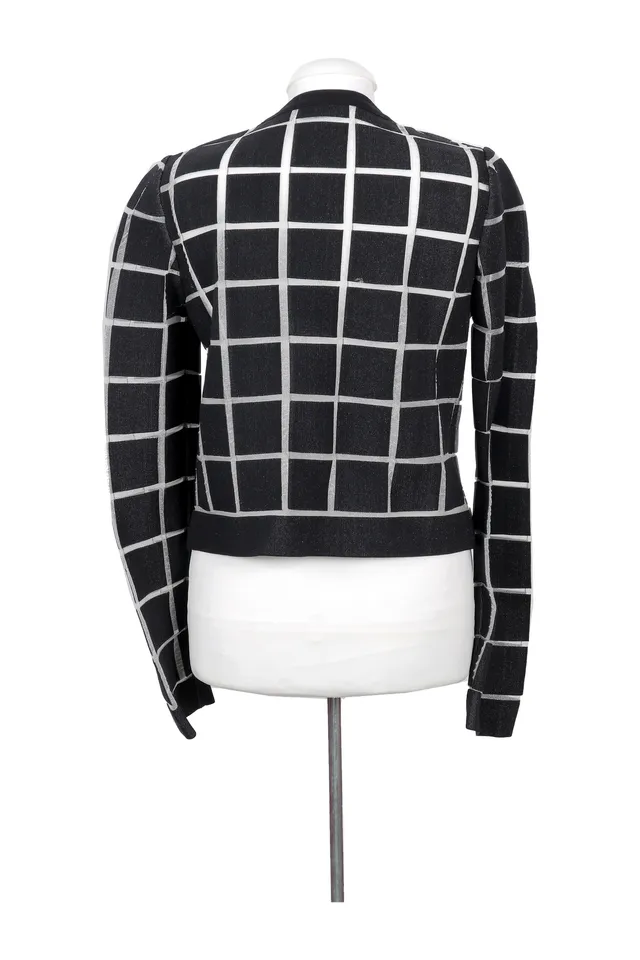 Balenciaga Black Check Jacket