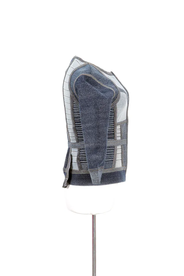 Hevier Blue Denim Jacket