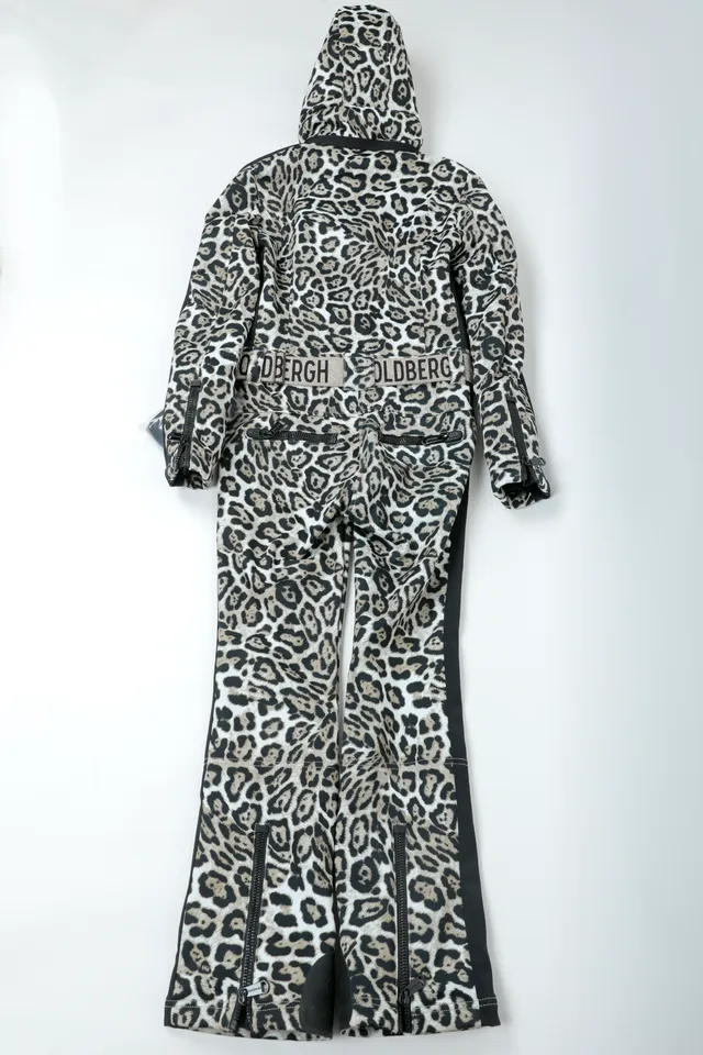 Goldbergh Ivory Leopard Print Jumpsuit