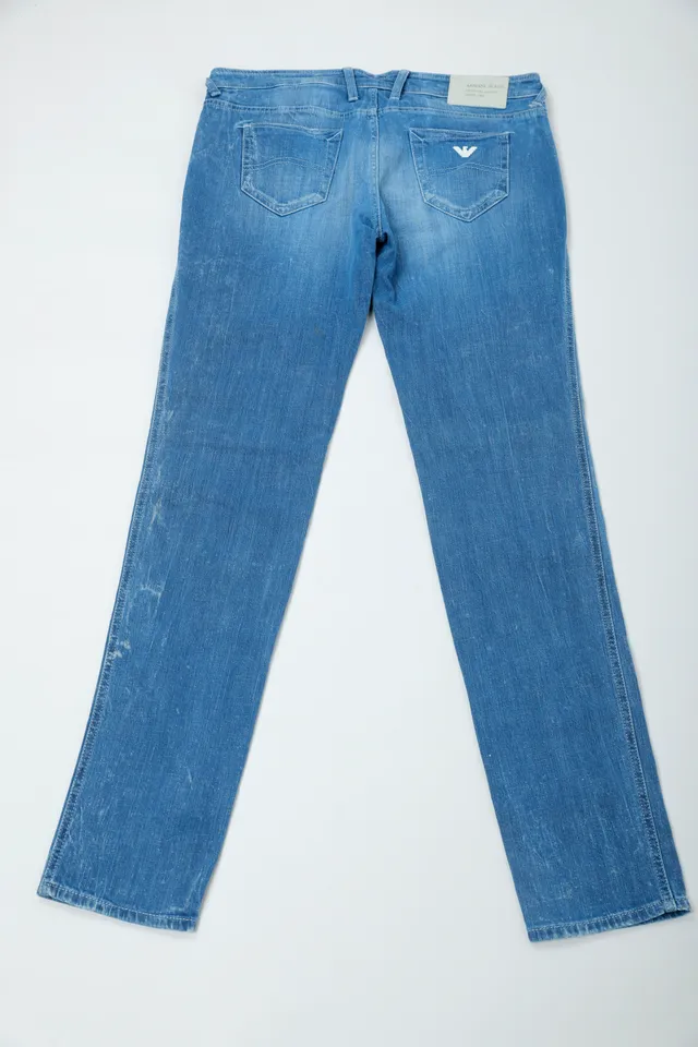 Armani Jeans Blue Logo Print