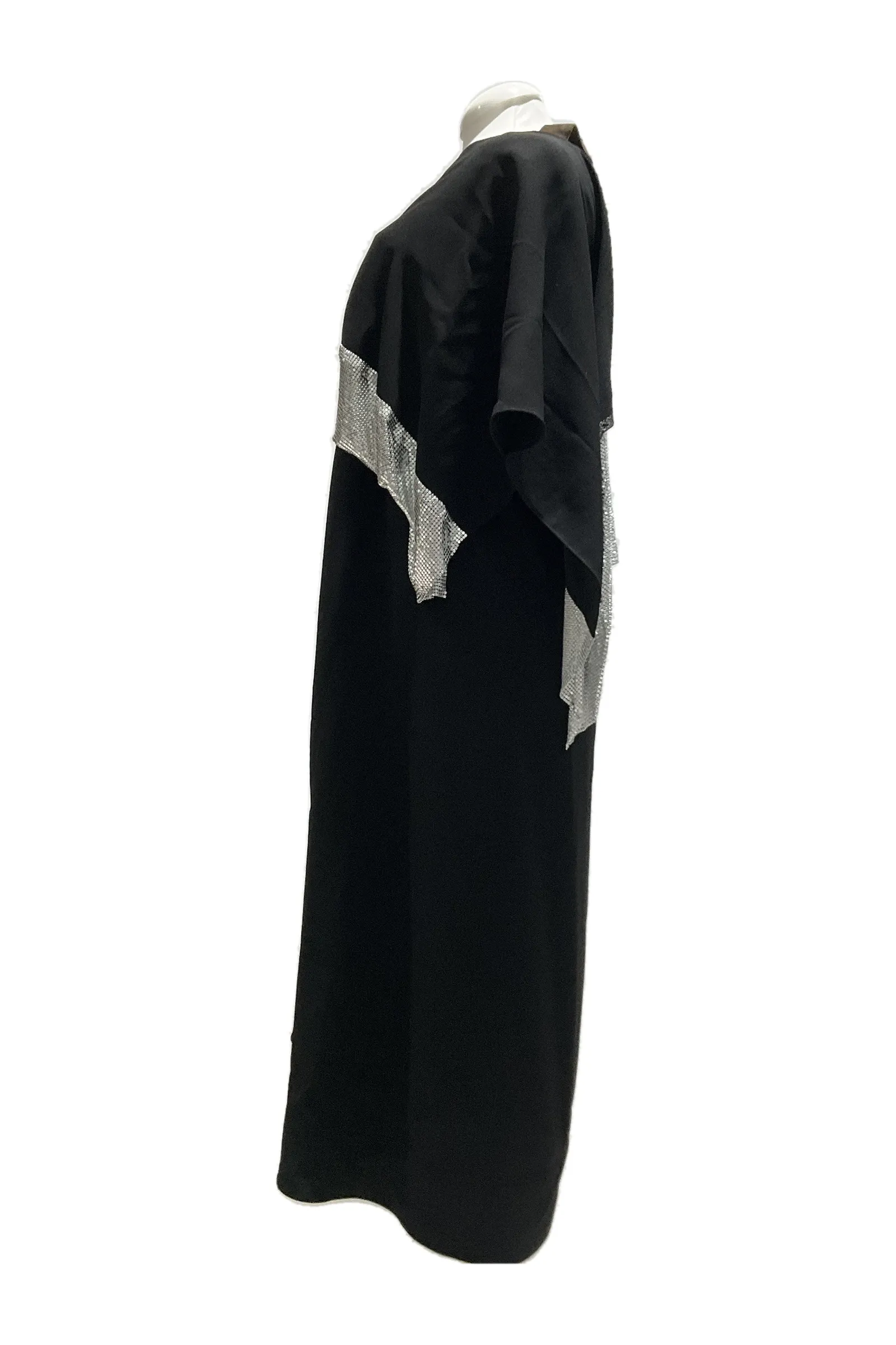 JW Anderson Black Embellished Kaftan