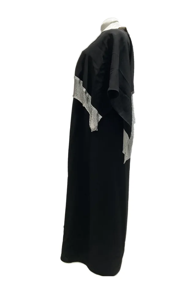 JW Anderson Black Embellished Kaftan