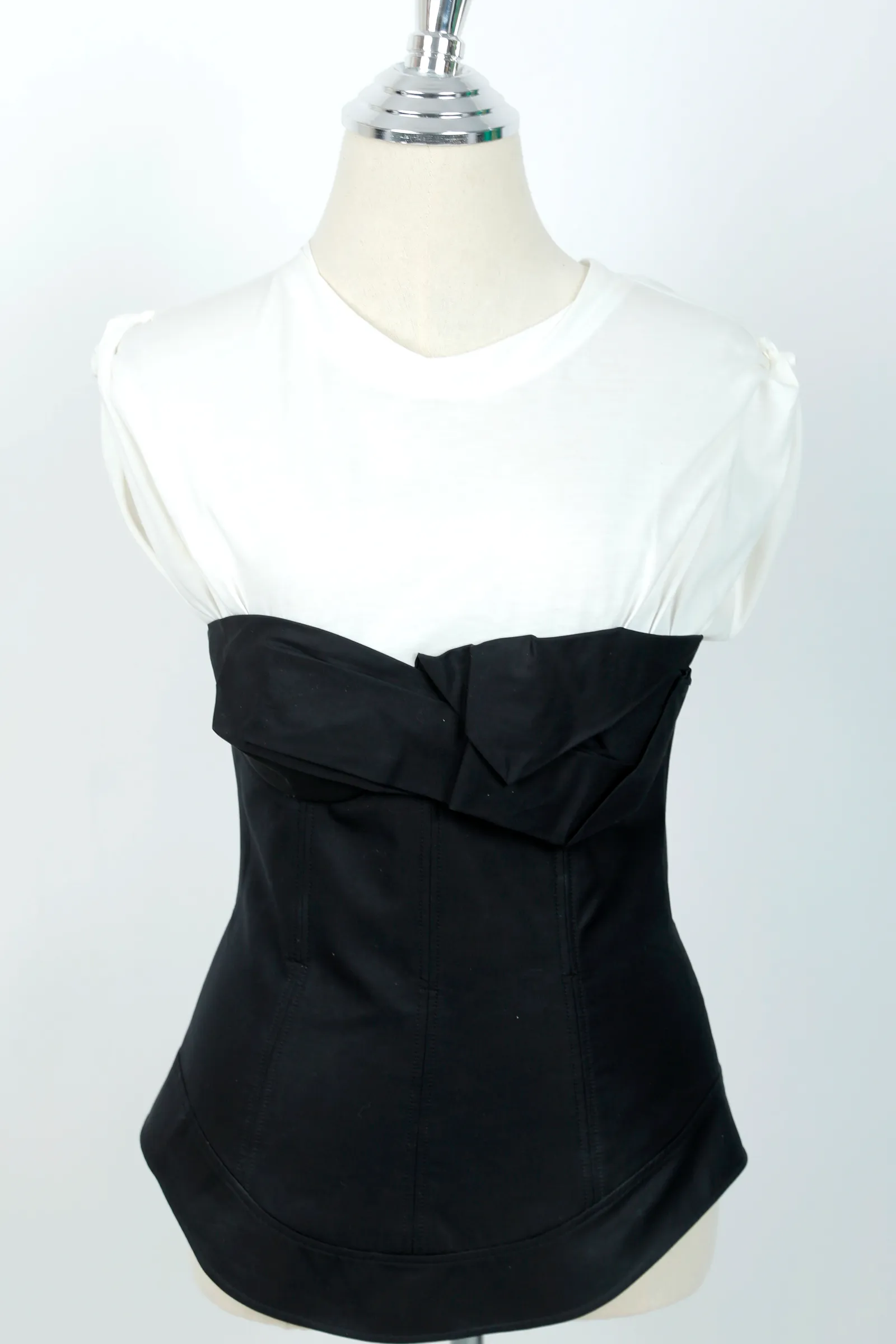 Alexander Wang White Satin Top
