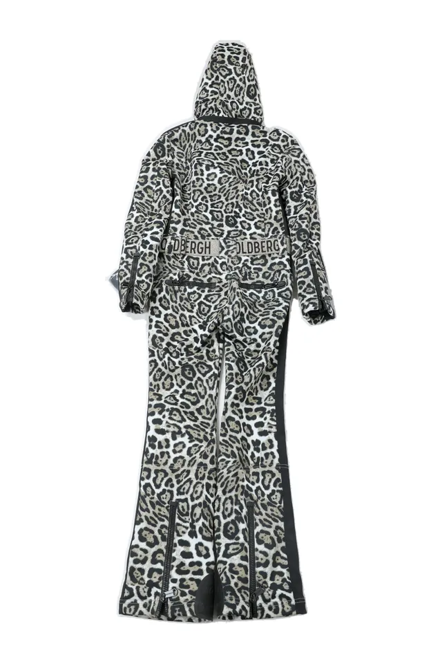 Goldbergh Ivory Leopard Print Jumpsuit