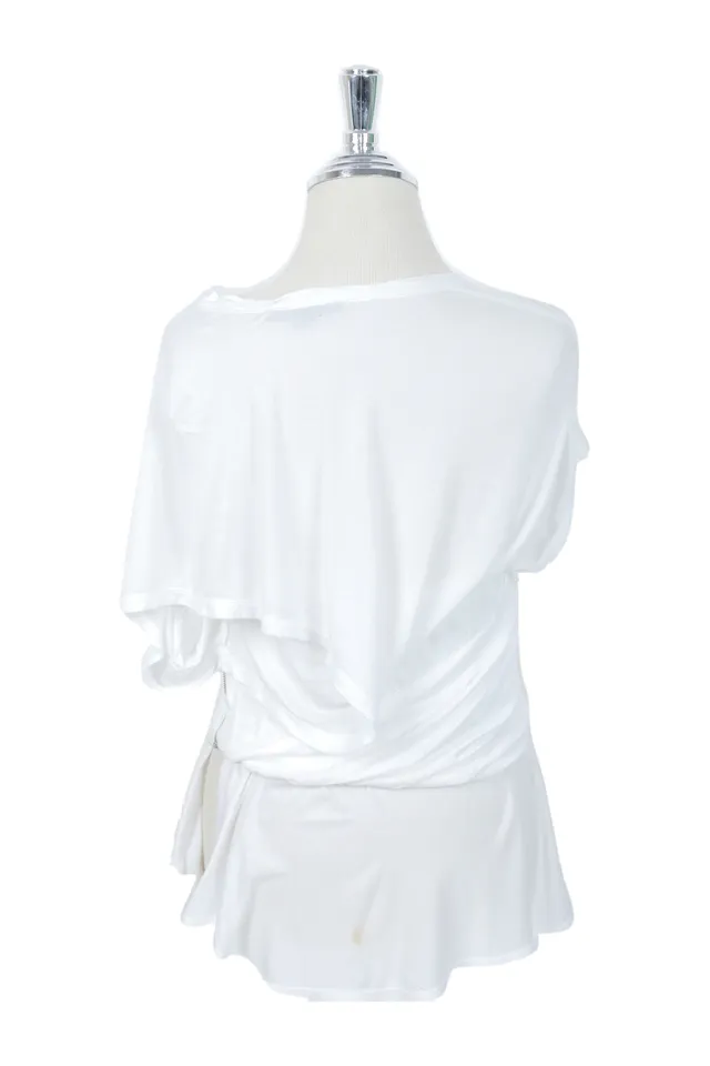 Alexander Wang White Viscose Mini Dress