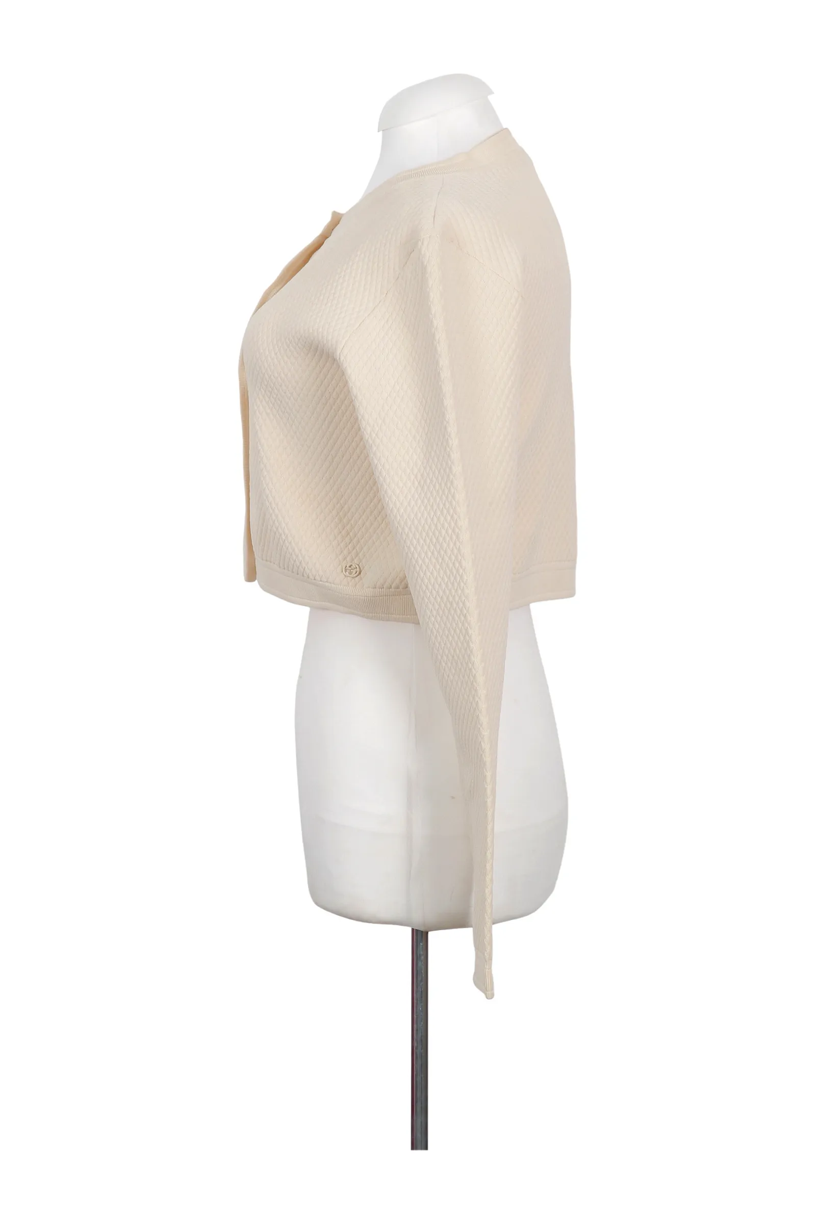 Gucci Cream Cotton Cardigan