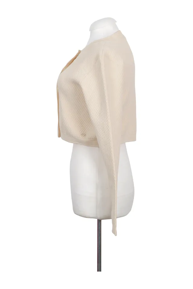 Gucci Cream Cotton Cardigan