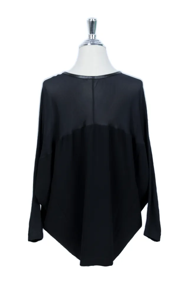 Barbara Bui Black Leather Top