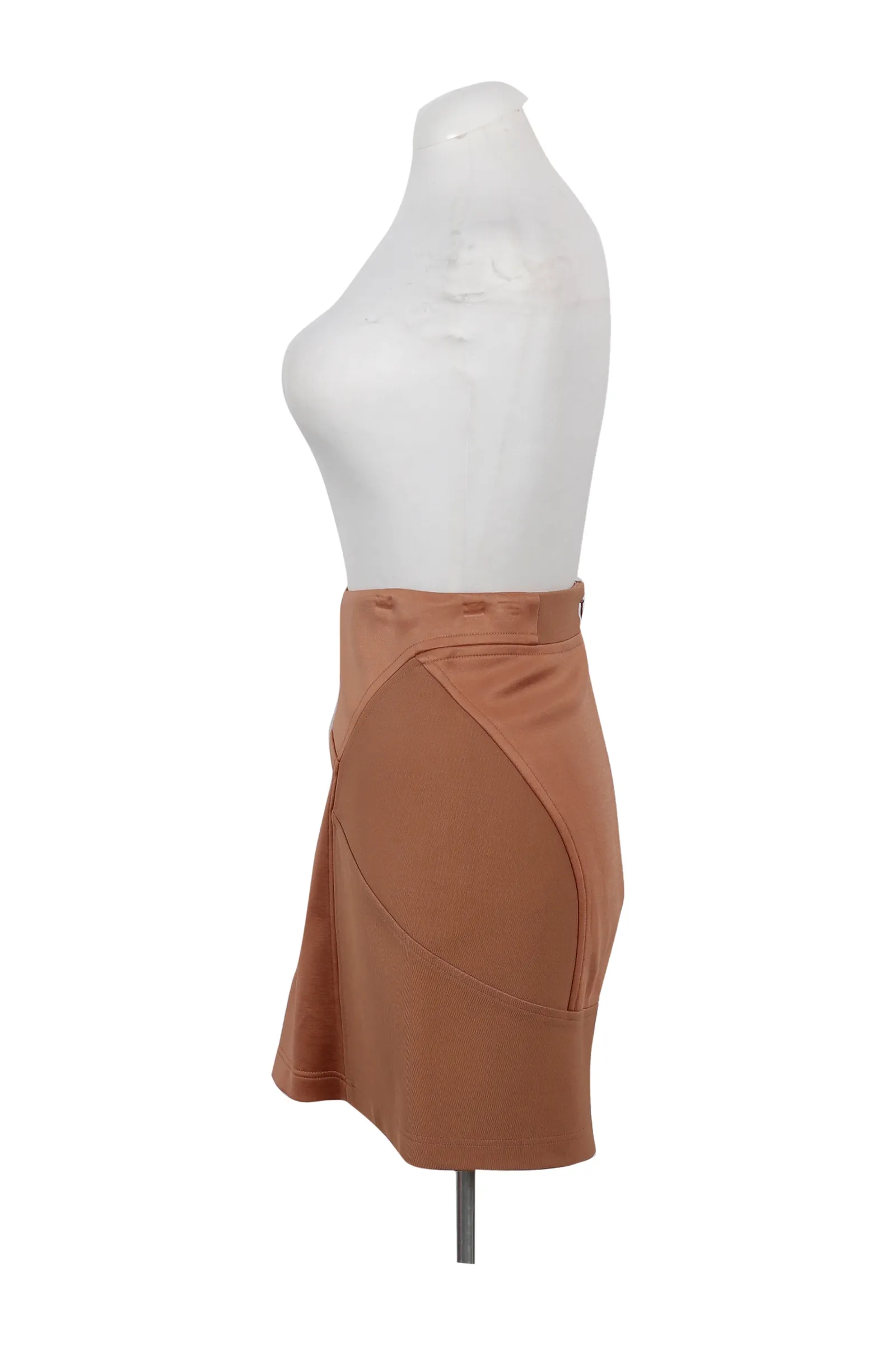 Fenty by Rihanna Tan Brown Cotton Mini Skirt