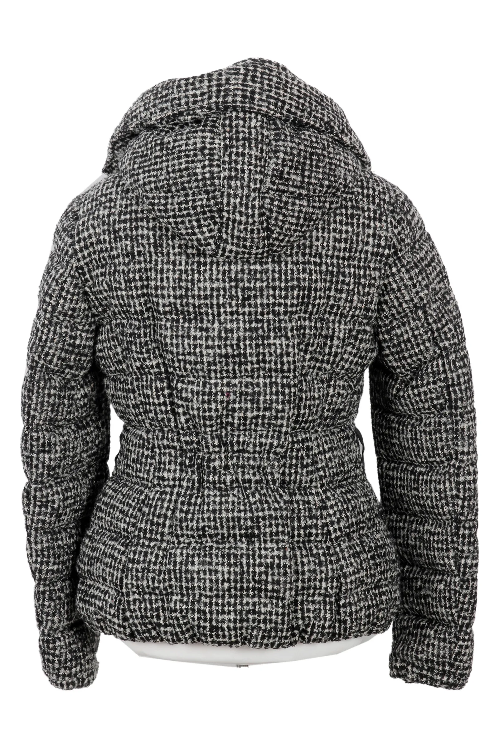 Moncler Black & Houndstooth Puffer Jacket