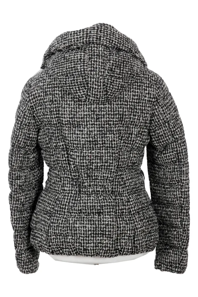 Moncler Black & Houndstooth Puffer Jacket