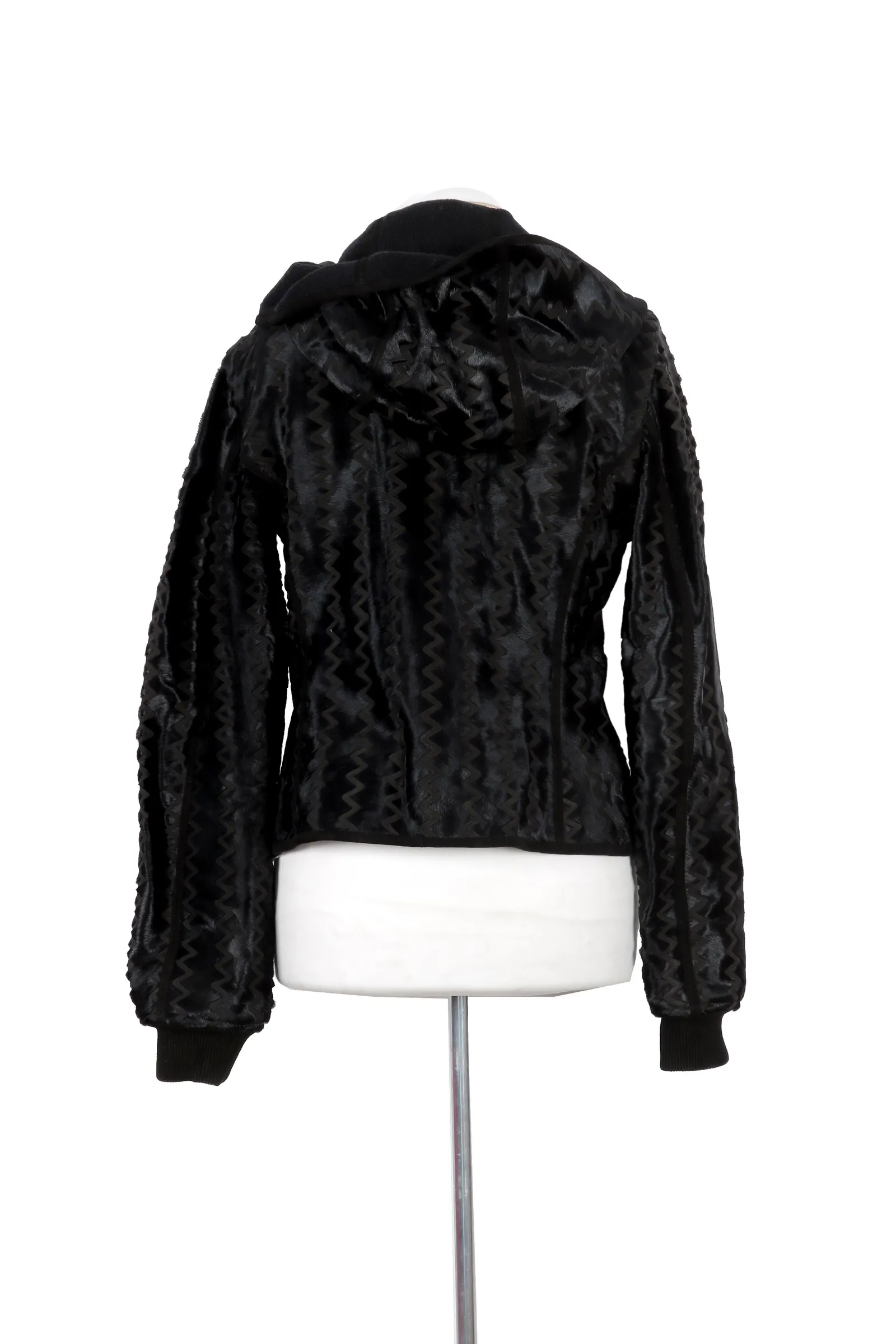 Giorgio Armani Black Ribbed Jacket