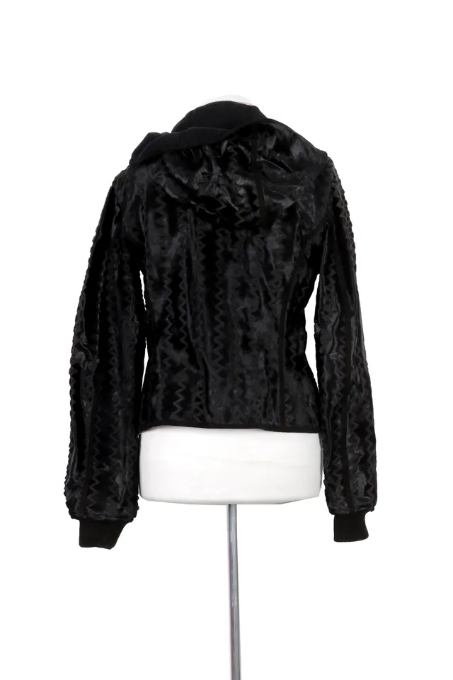 Giorgio Armani Black Ribbed Jacket
