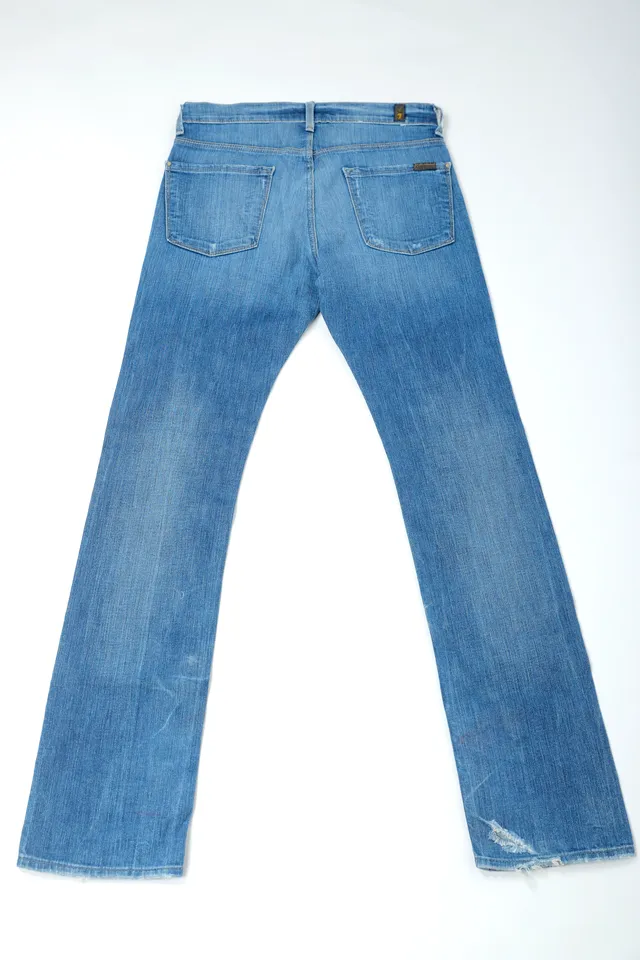 7 For All Mankind Mid Blue Denim Jeans