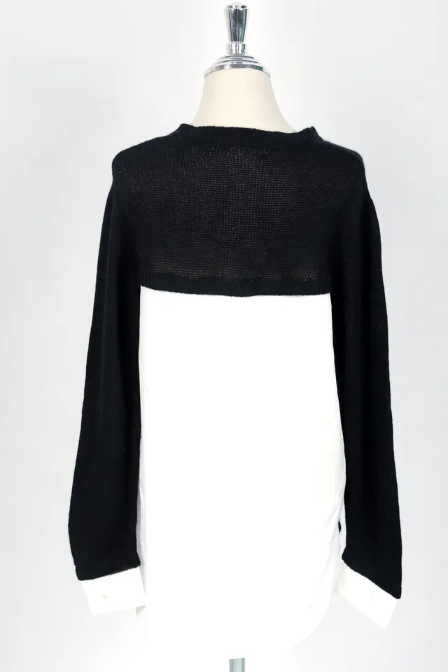Marni Black & White Knit Cardigan