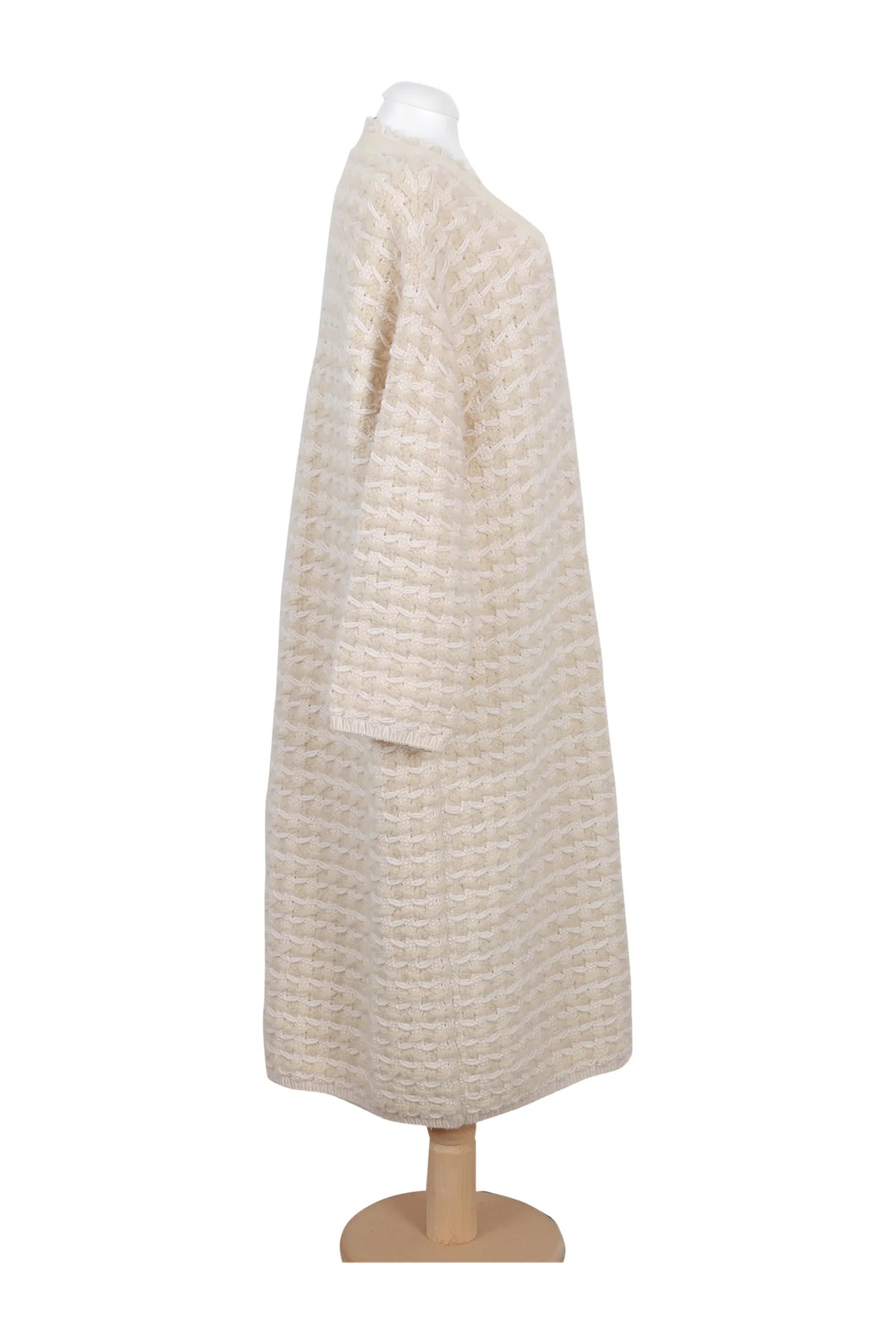 Sonia Rykiel Beige Wool Midi Dress