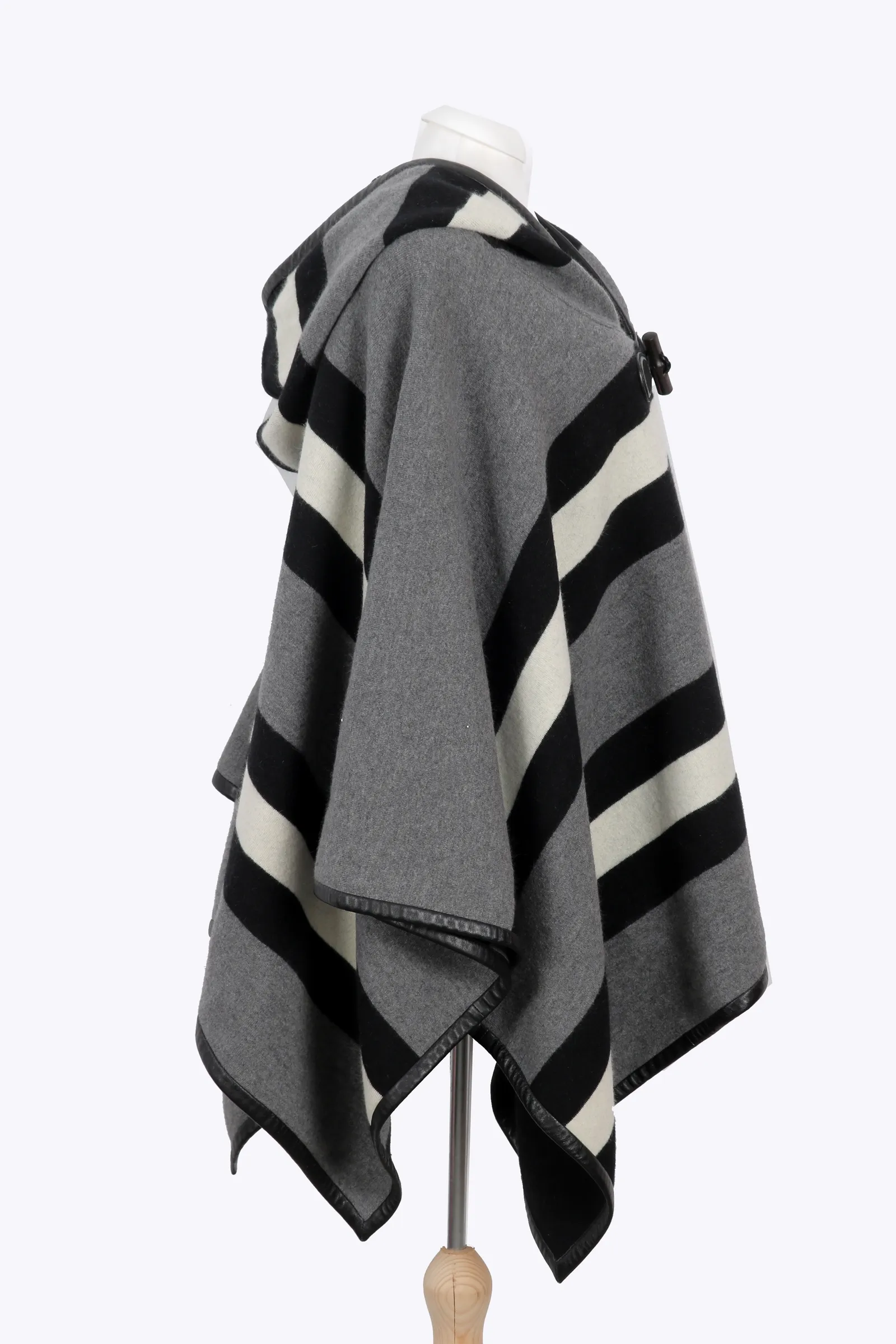 Gucci Grey Striped Cape