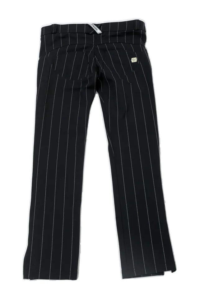 Freddy Black Striped Trousers