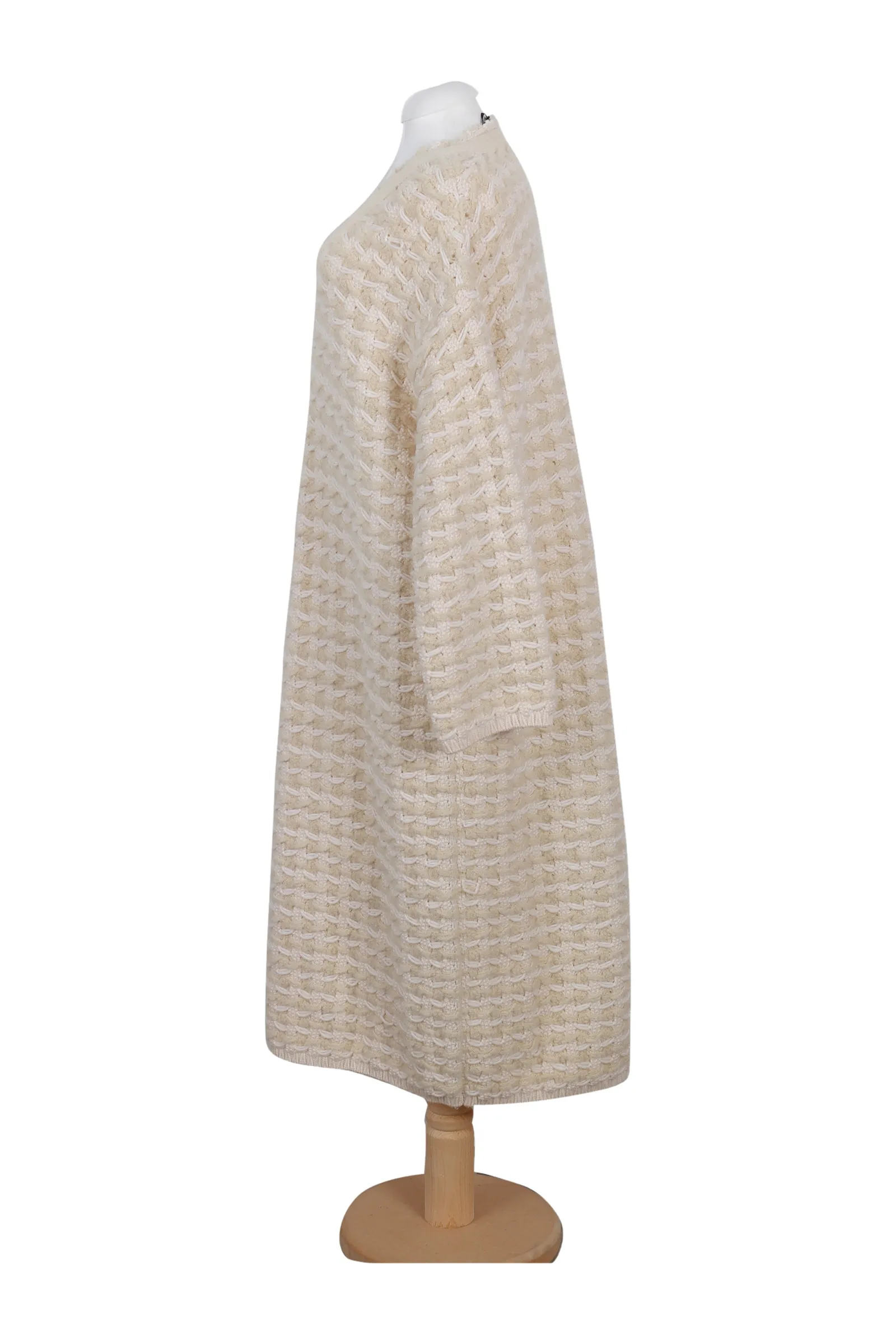 Sonia Rykiel Beige Wool Midi Dress