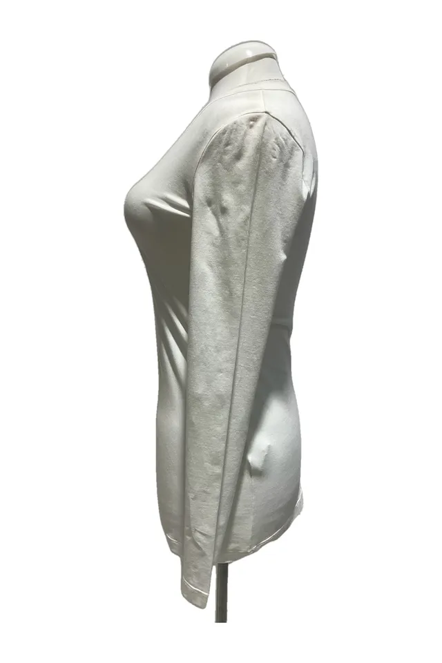 Brunello Cucinelli Ivory Cashmere Top