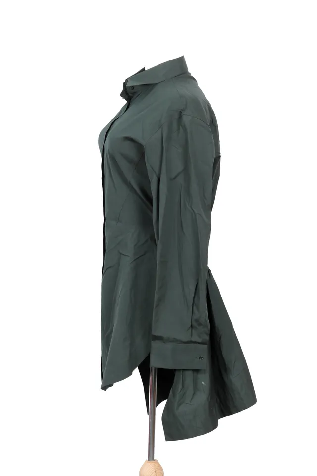 Alaia Green Silk Shirt