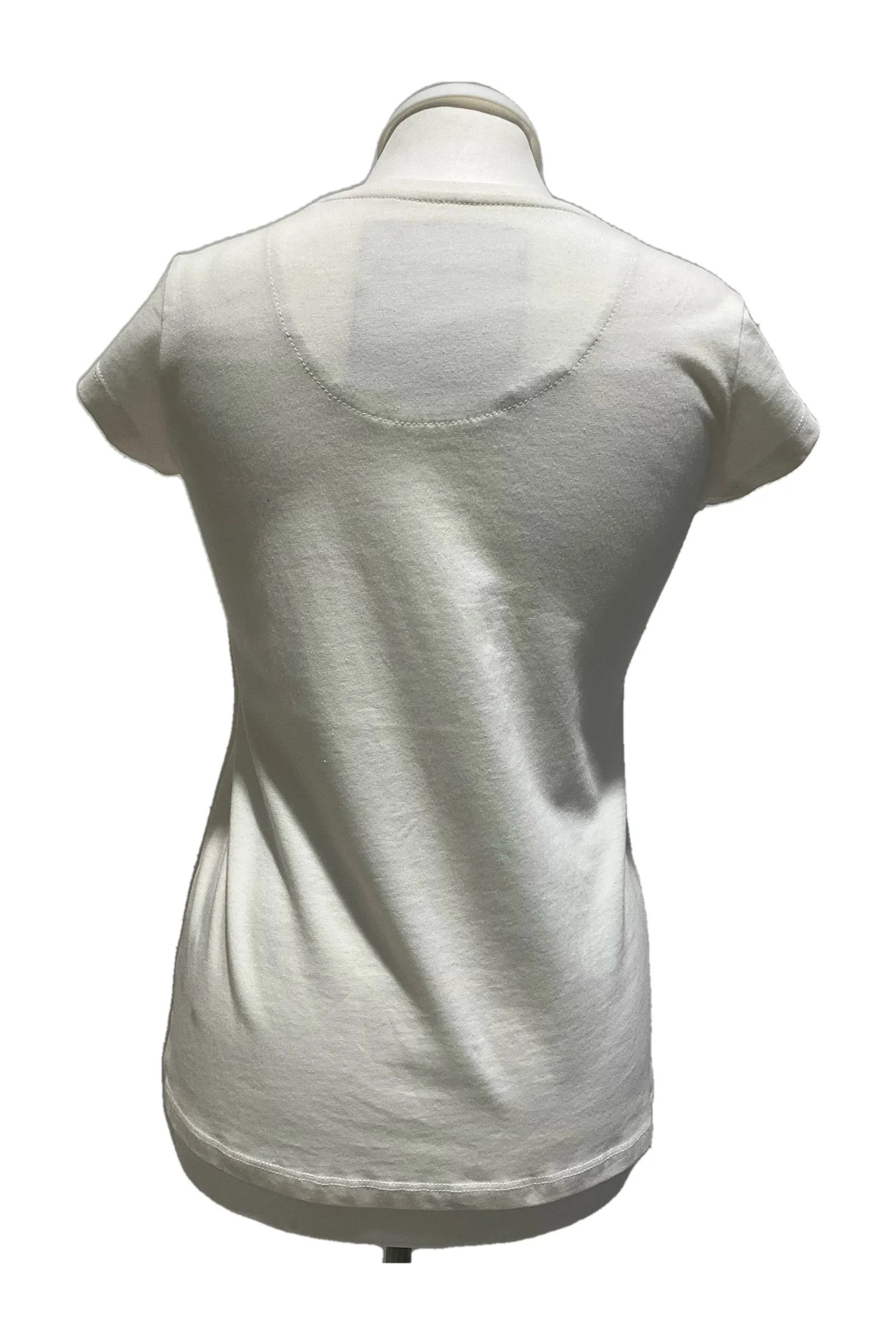 Philipp Plein White Logo Print Top