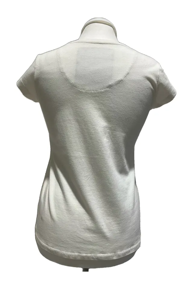Philipp Plein White Logo Print Top