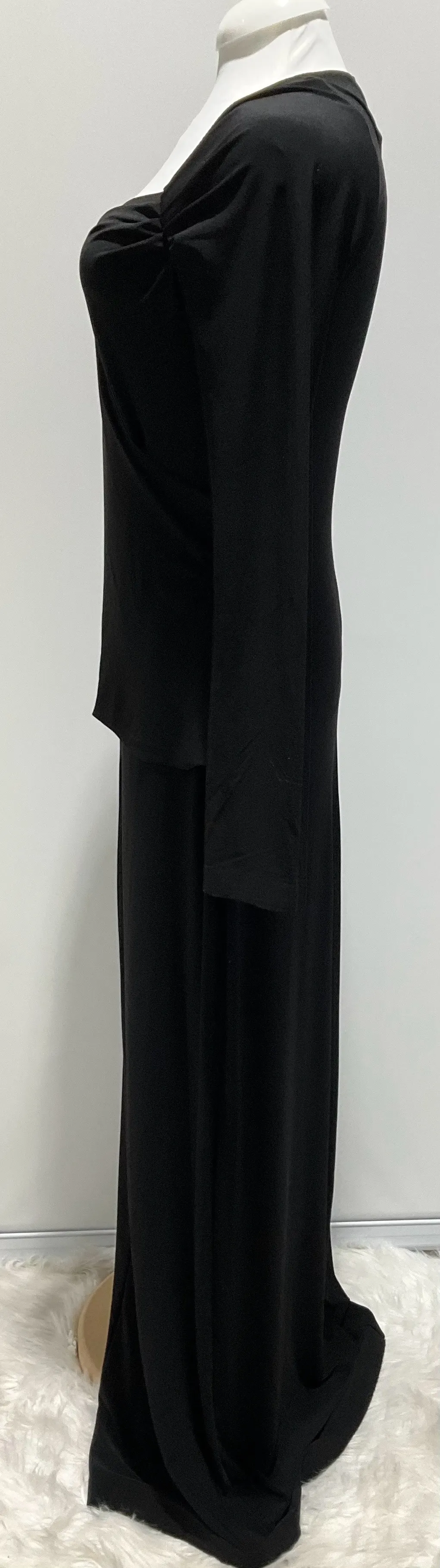 Norma Kamali Black Jersey Gown