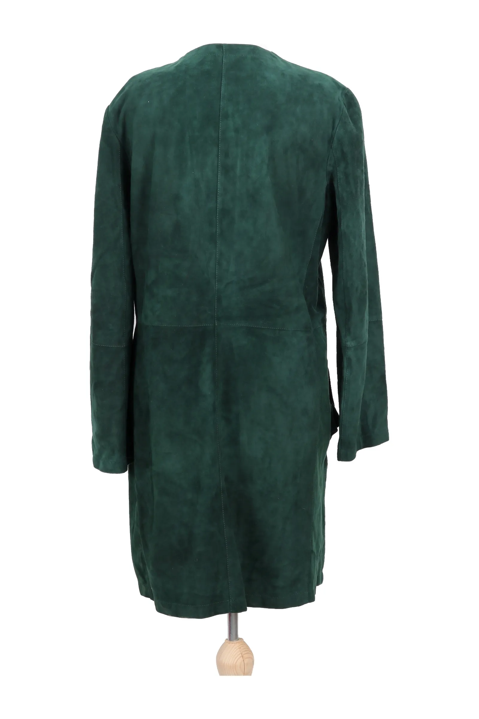 Etro Forest Green Suede Coat