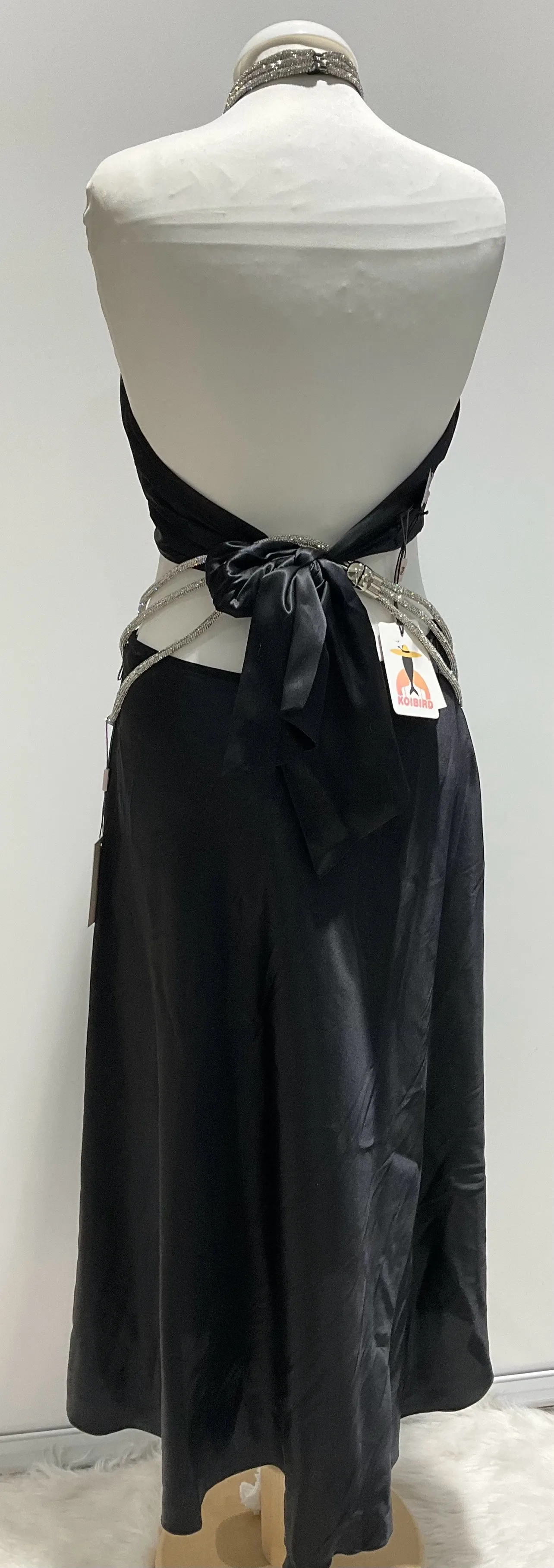 Nue Black Embellished Two-Piece Set