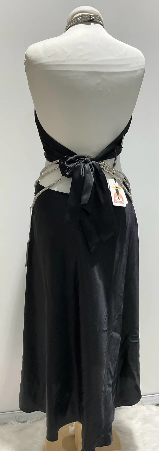 Nue Black Embellished Two-Piece Set