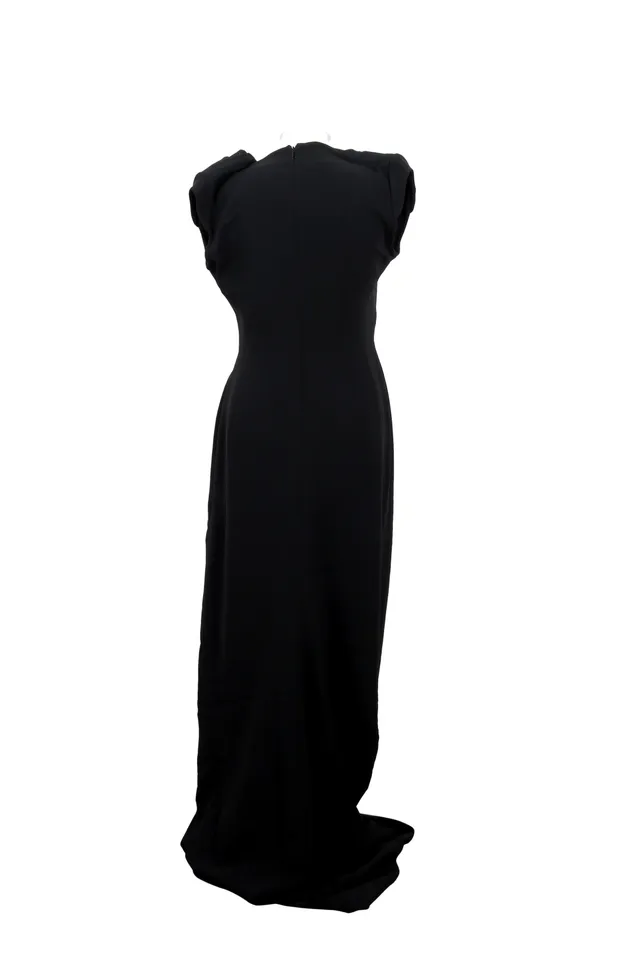 Antonio Berardi Black Embellished Maxi Dress