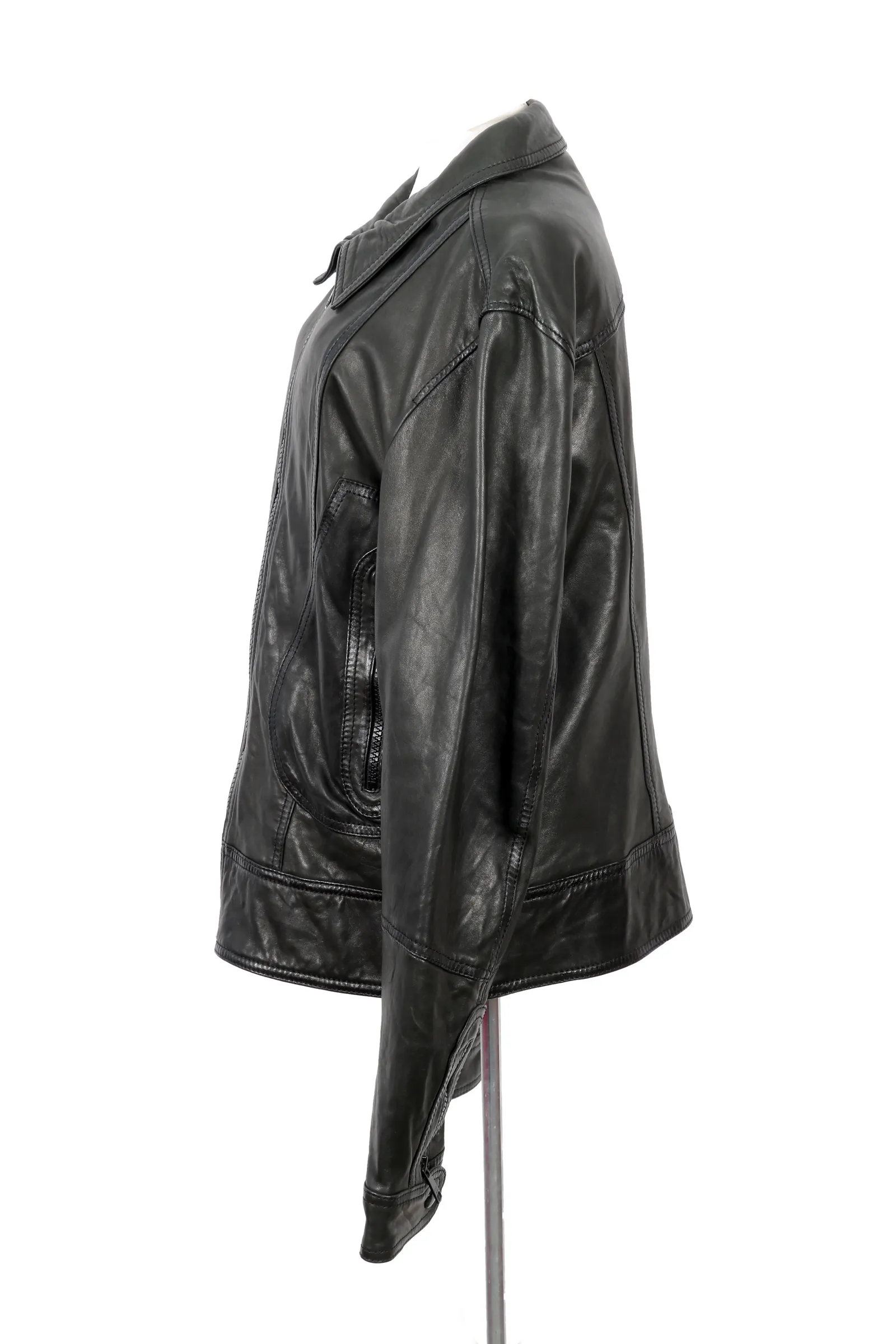 Dolce & Gabbana Black Leather Jacket