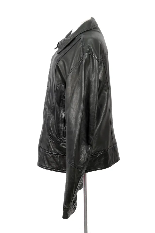 Dolce & Gabbana Black Leather Jacket