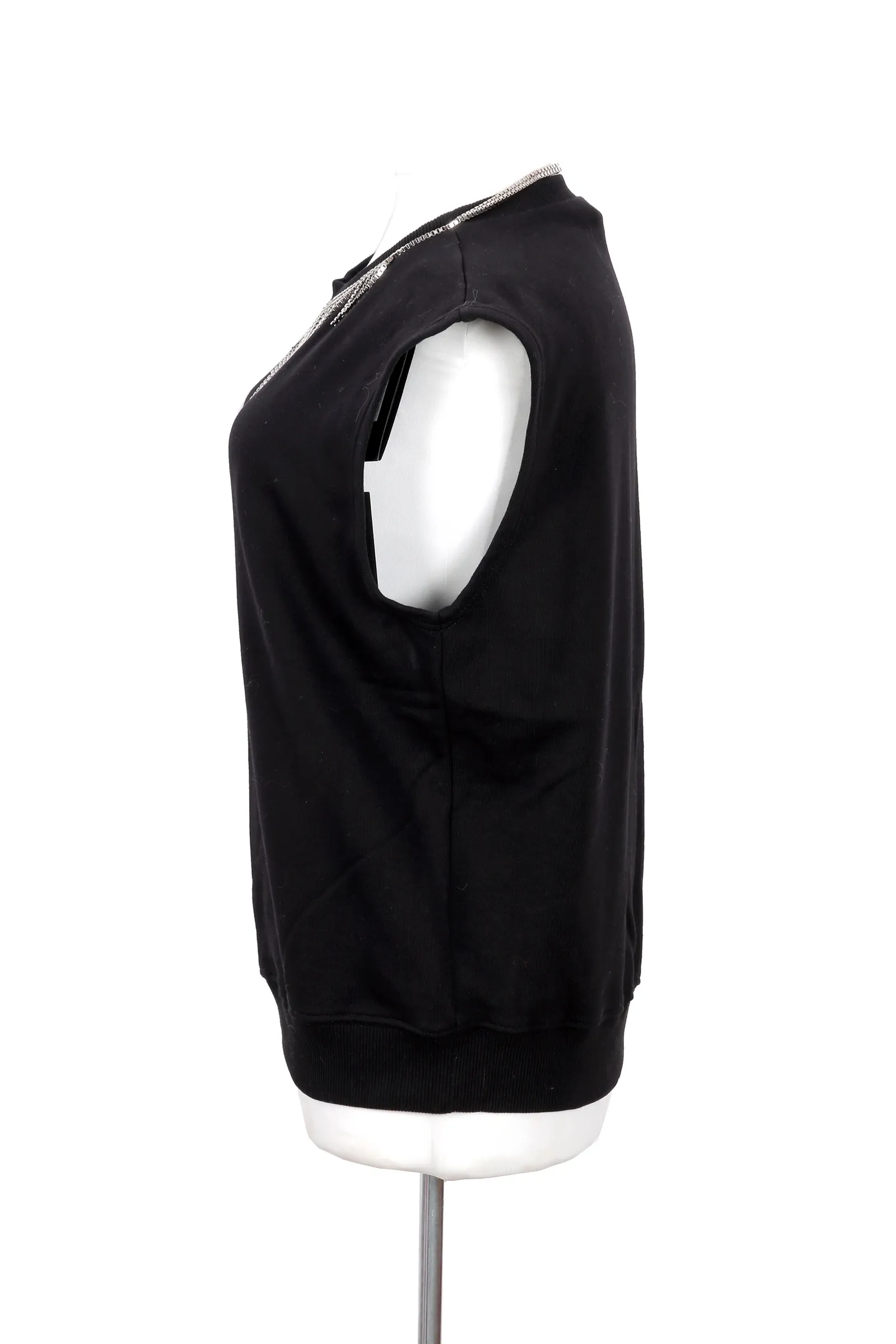 Yves Saint Laurent Black Embellished Top
