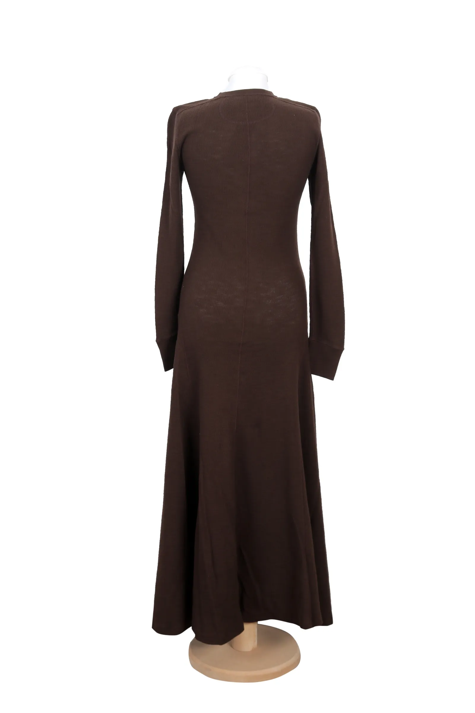Polo Ralph Lauren Brown Cotton Maxi Dress