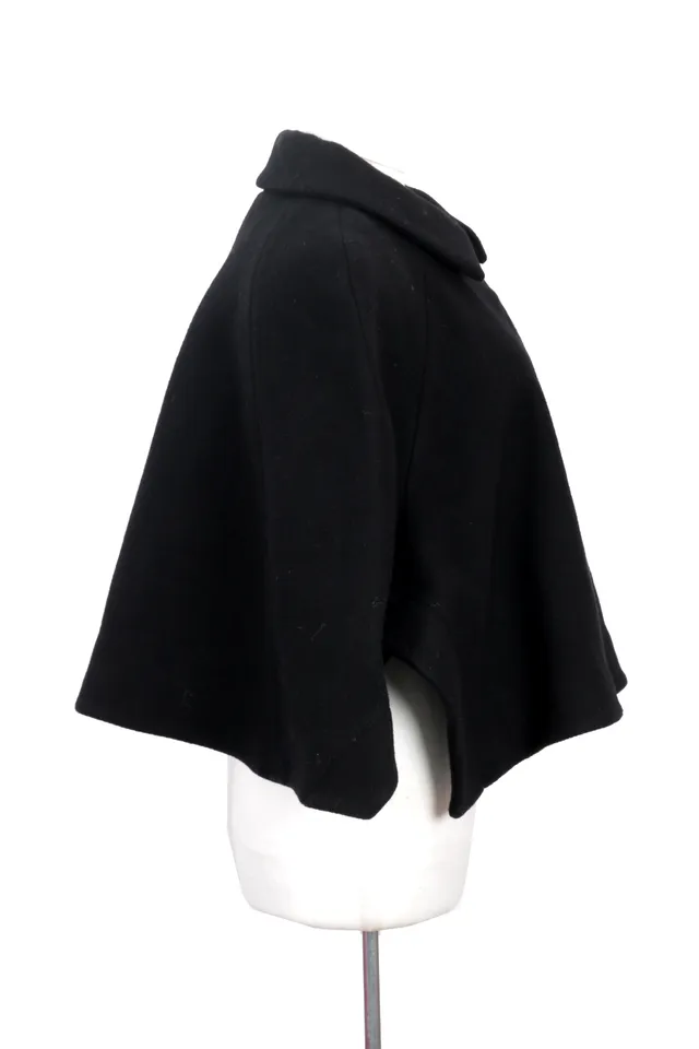 Chloe Black Wool Cape