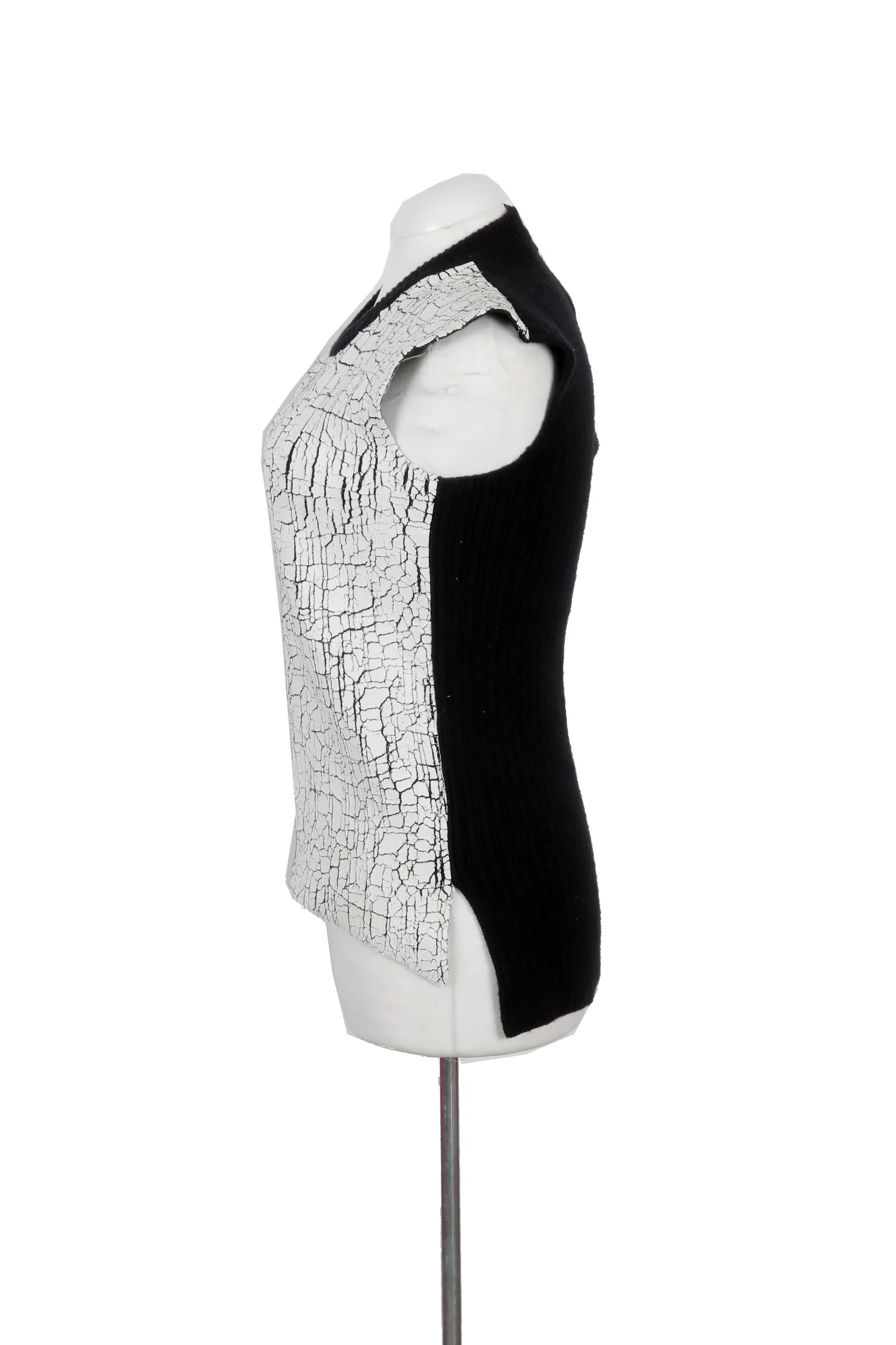 Balenciaga White Knit Sweater Vest