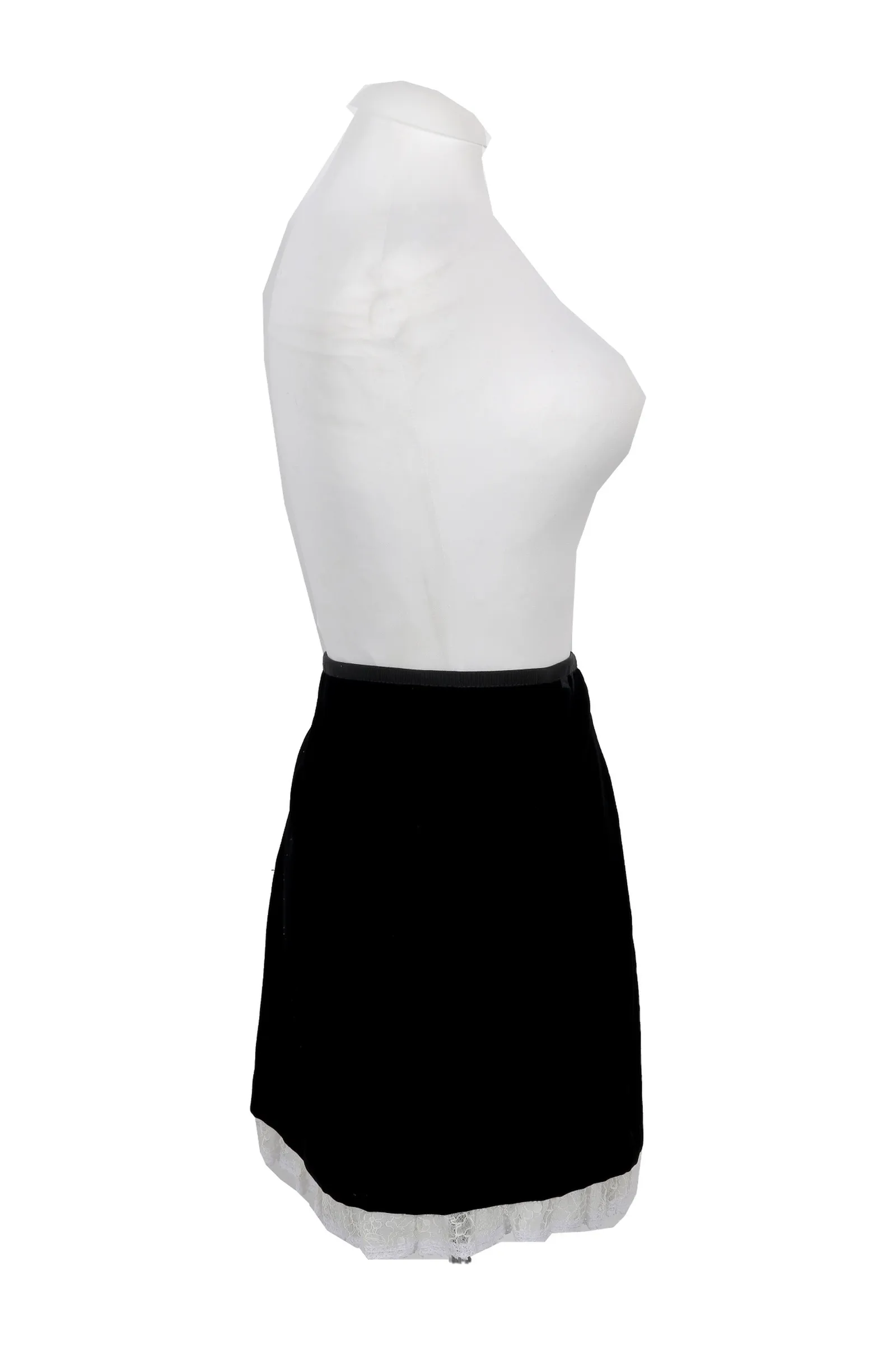 Miu Miu Black Lace Mini Skirt