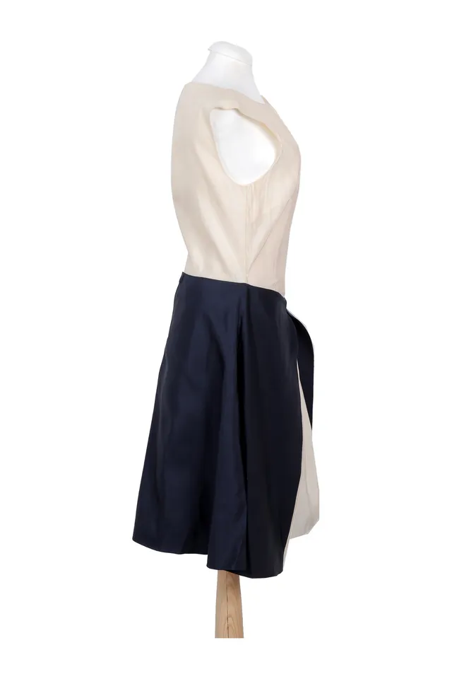 Christian Dior Ivory Silk Dress