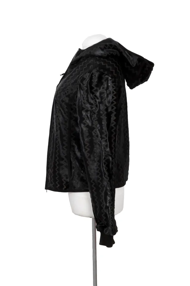 Giorgio Armani Black Ribbed Jacket