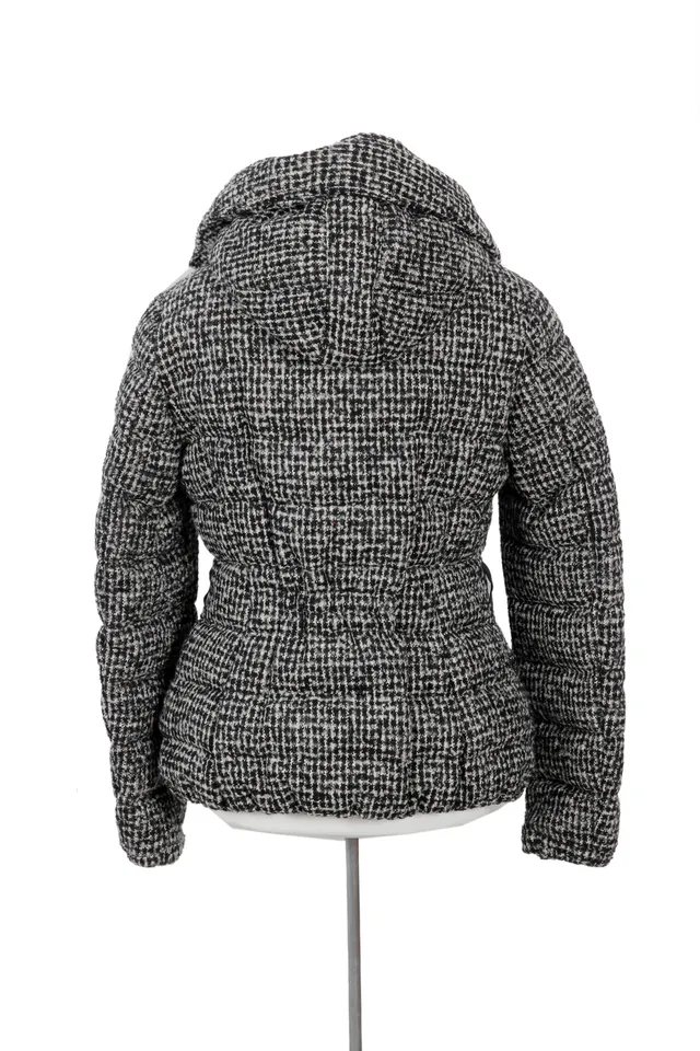 Moncler Black & Houndstooth Puffer Jacket