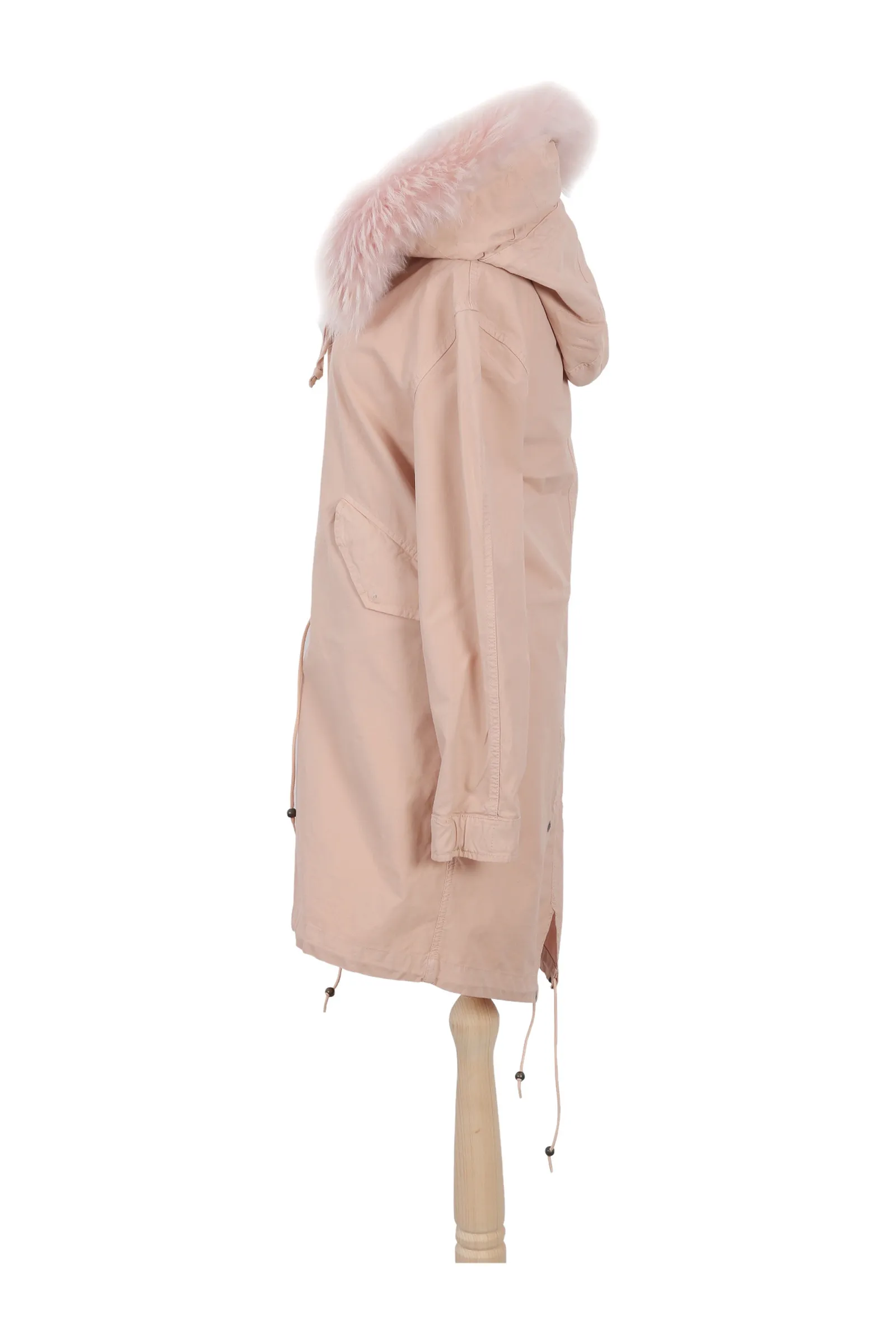 Mr & Mrs Fur Blush Pink Cotton Coat