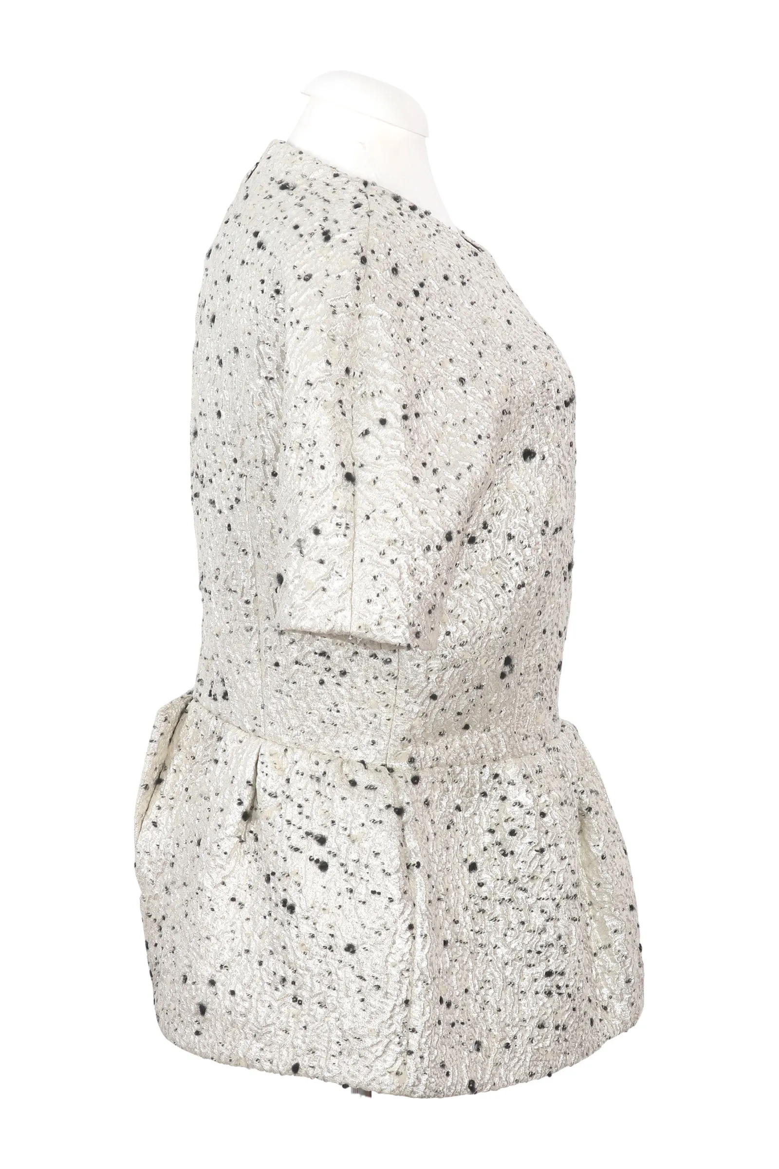 Balenciaga Metallic Wool Top