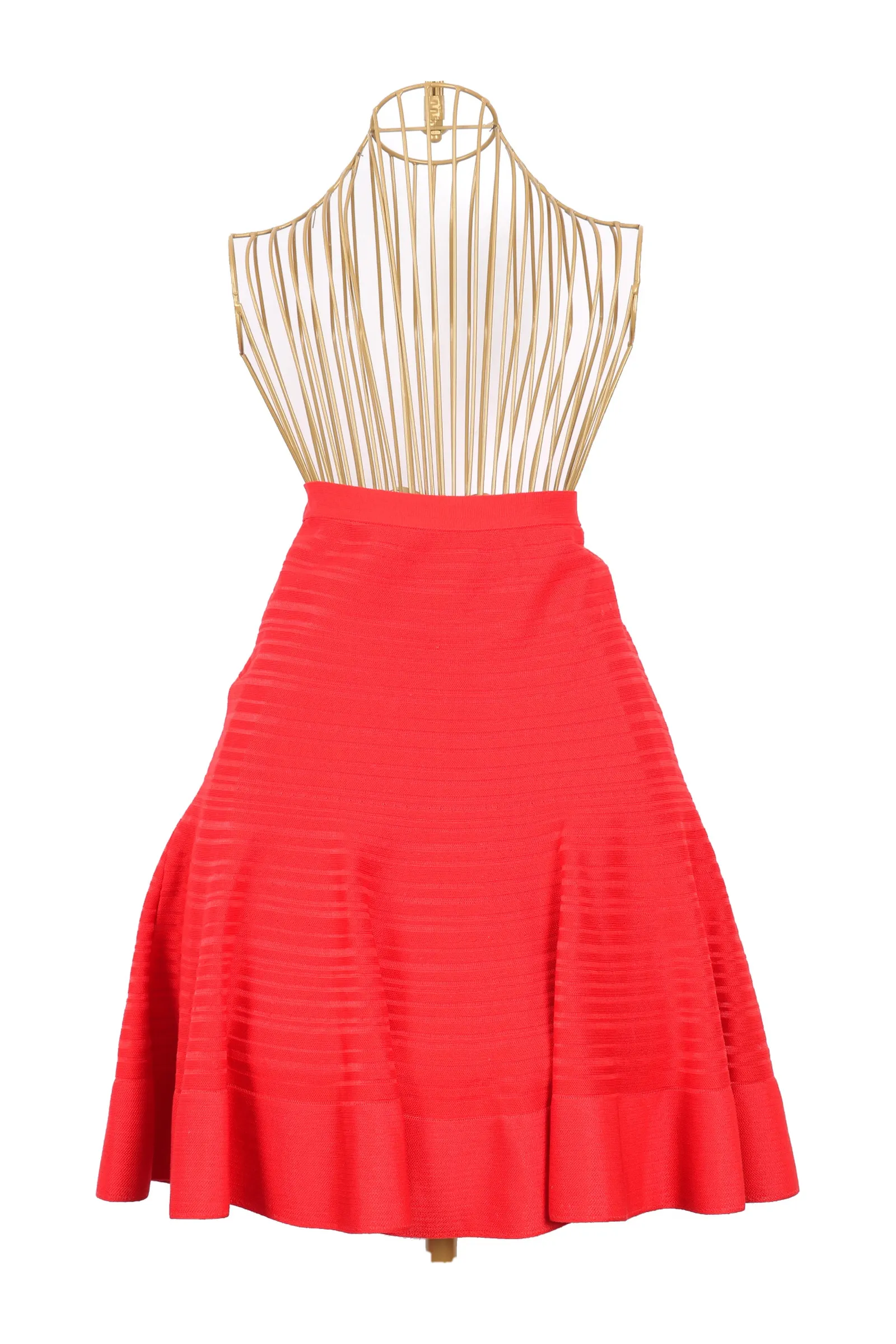Christian Dior Red Polyamide Mini Skirt
