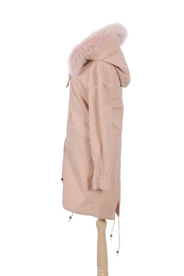 Mr & Mrs Fur Blush Pink Cotton Coat