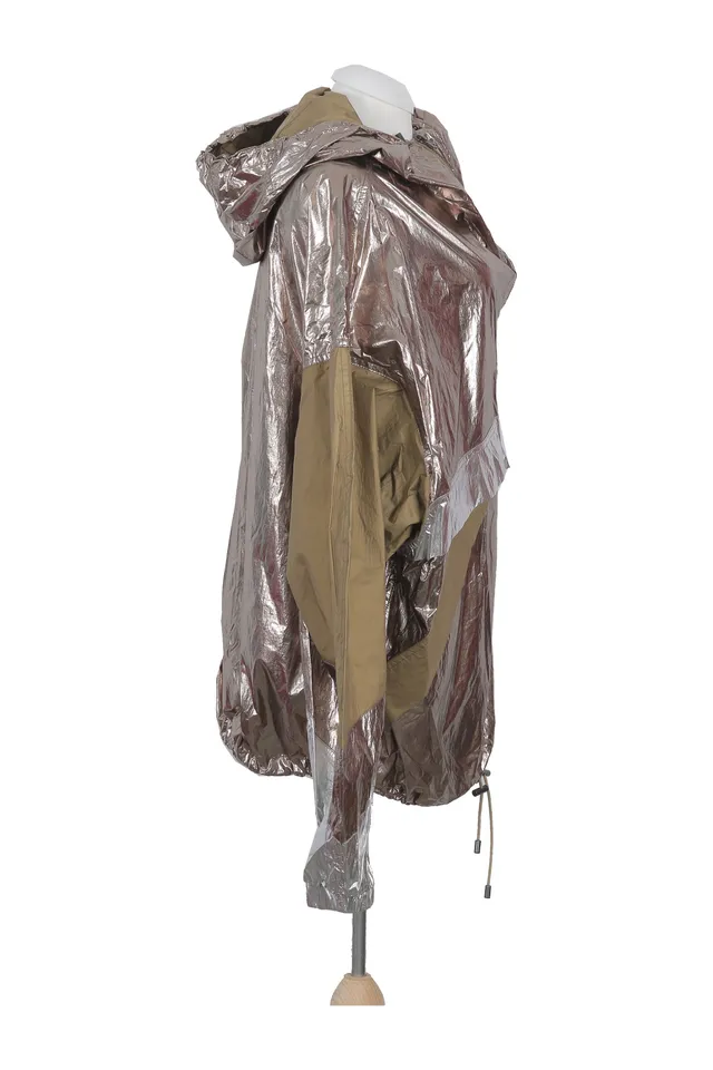 Isabel Marant Khaki Metallic Coat