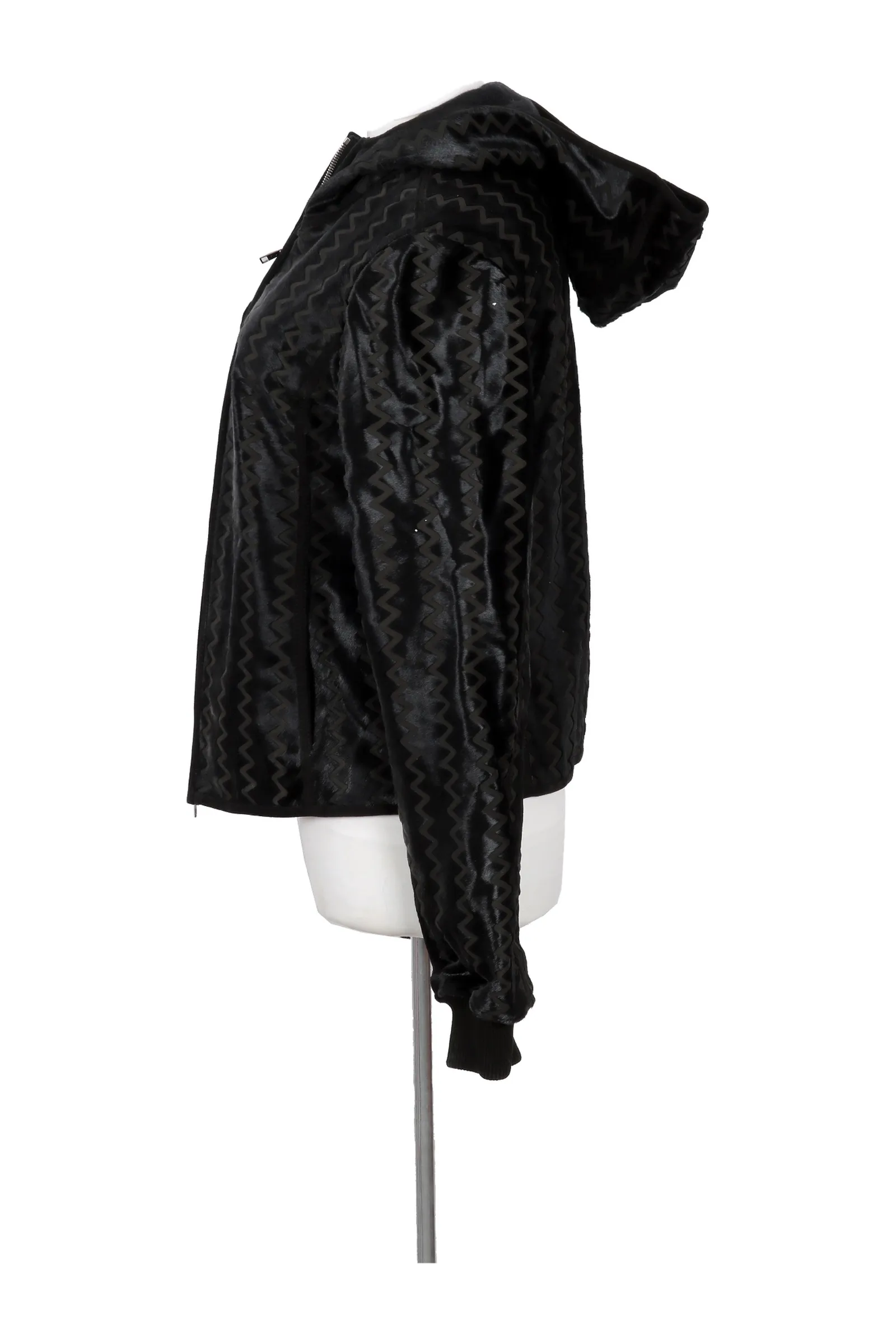 Giorgio Armani Black Ribbed Jacket
