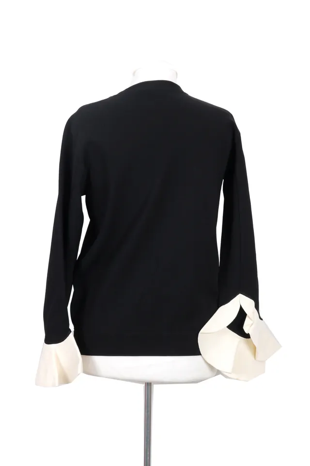 Valentino Black Viscose Sweater