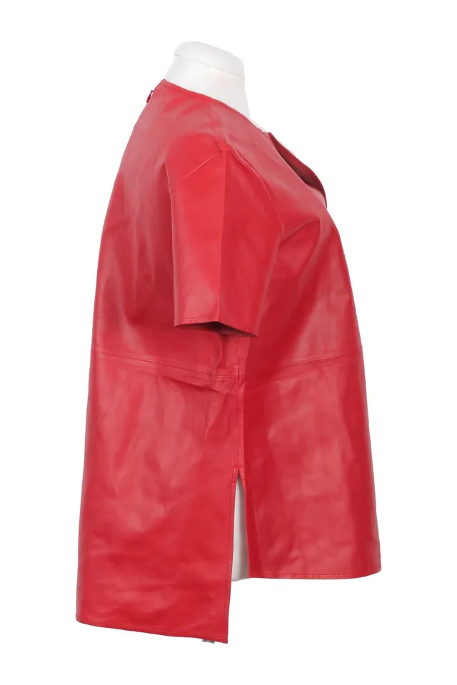 Givenchy Red Lambskin Top